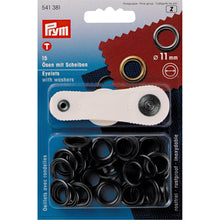 將圖片載入圖庫檢視器 Eyelets and washers, 11.0 mm Black oxidized