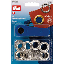 將圖片載入圖庫檢視器 Eyelets and washers, 14.0 mm Silver