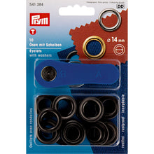 將圖片載入圖庫檢視器 Eyelets and washers, 14.0 mm Black oxidized