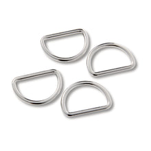 將圖片載入圖庫檢視器 D-rings, 25 mm Silver