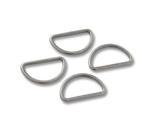 將圖片載入圖庫檢視器 D-rings, 30 mm Antique silver