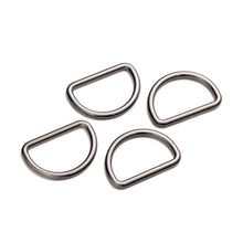 將圖片載入圖庫檢視器 D-rings, 25 mm Gunmental