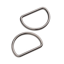 將圖片載入圖庫檢視器 D-rings, 40 mm Gunmental