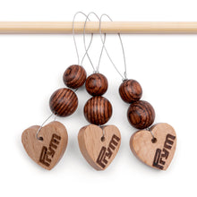 將圖片載入圖庫檢視器 Stitch markers, wood Default Title