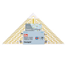將圖片載入圖庫檢視器 Quick triangle ruler for 1/4 square, Omnigrid up to 20 cm