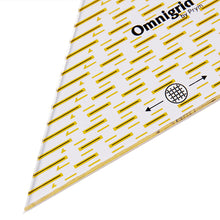 將圖片載入圖庫檢視器 Quick triangle ruler for 1/4 square, Omnigrid up to 20 cm