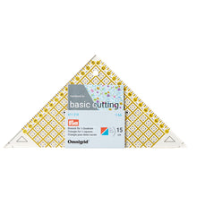 將圖片載入圖庫檢視器 Quick triangle ruler for 1/2 square, Omnigrid up to 15 cm