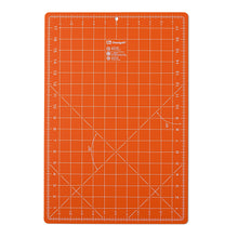 Load image into Gallery viewer, Cutting mat, cm/inch scale 30 cm x 45 cm, orange
