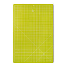 Load image into Gallery viewer, Cutting mat, cm/inch scale 60 cm x  90 cm, light green
