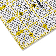 將圖片載入圖庫檢視器 Universal ruler, inch scale, Omnigrid 4 inch x 4 inch
