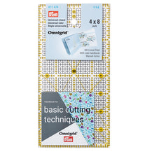 將圖片載入圖庫檢視器 Universal ruler, inch scale, Omnigrid 4 inch x 8 inch