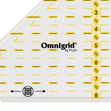 Load image into Gallery viewer, Quick triangle ruler for 1/4 square, Omnigrid up to 8 inch
