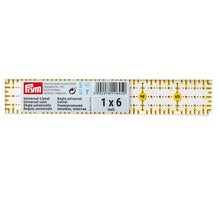 將圖片載入圖庫檢視器 Universal ruler, inch scale, Omnigrid 1 inch x 6 inch