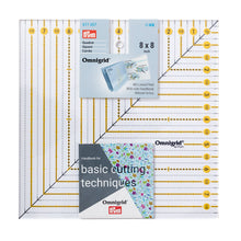 將圖片載入圖庫檢視器 Patchwork ruler, square, Omnigrid 8 inch x 8 inch