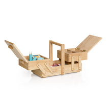 將圖片載入圖庫檢視器 Sewing box wood, S Natural light