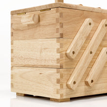 將圖片載入圖庫檢視器 Sewing box wood, M Natural light