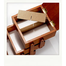 將圖片載入圖庫檢視器 Sewing box wood, M Natural dark