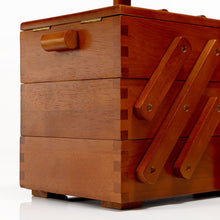 將圖片載入圖庫檢視器 Sewing box wood, M Natural dark