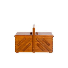 將圖片載入圖庫檢視器 Sewing box wood, L Natural dark