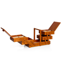 將圖片載入圖庫檢視器 Sewing box wood, L Natural dark