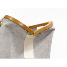 將圖片載入圖庫檢視器 Store & Travel bag, canvas & bamboo M, grey