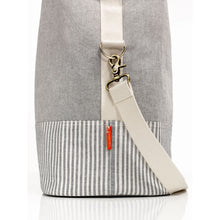 將圖片載入圖庫檢視器 Store & Travel bag, canvas & bamboo M, grey
