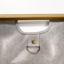 將圖片載入圖庫檢視器 Store & Travel bag, canvas & bamboo M, grey