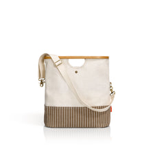 將圖片載入圖庫檢視器 Store & Travel bag, canvas & bamboo S, natural