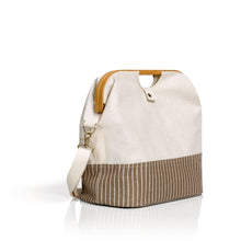 將圖片載入圖庫檢視器 Store & Travel bag, canvas & bamboo S, natural