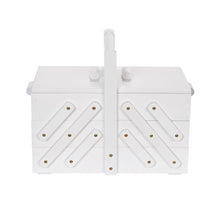 將圖片載入圖庫檢視器 Sewing box wood, M White
