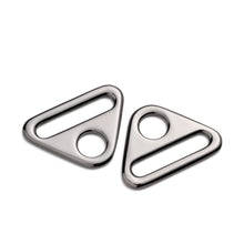 Load image into Gallery viewer, Triangle rings, 25 mm Gunmental