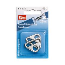 Load image into Gallery viewer, Triangle rings, 25 mm Silver