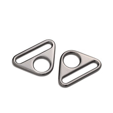 將圖片載入圖庫檢視器 Triangle rings, 30 mm Gunmental