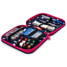 Load image into Gallery viewer, Sewing kit, denim with zip fastener Pink
