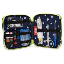 將圖片載入圖庫檢視器 Sewing kit, denim with zip fastener Green