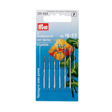 Load image into Gallery viewer, Embroidery needles Chenille, sharp-point No. 18 - 22, assorted
