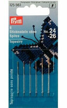 Load image into Gallery viewer, Embroidery needles Tapestry, blunt-point No. 24 - 26, assorted
