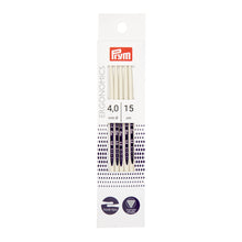 Load image into Gallery viewer, Double-pointed knitting pins, ergonomics 15 cm x 4.00 mm
