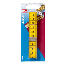 將圖片載入圖庫檢視器 Tape measure Junior, cm- or cm/inch scale cm/cm, with retail packaging
