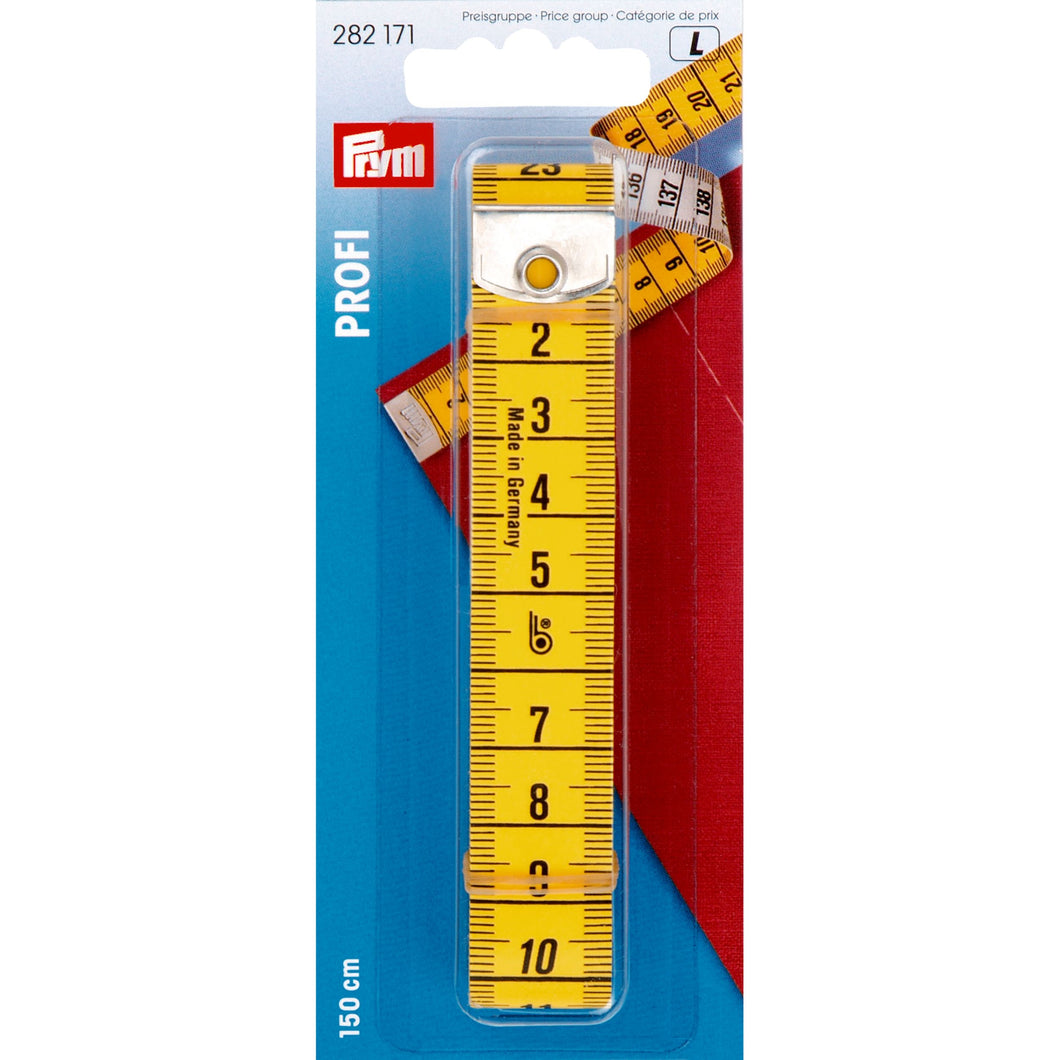 Tape measure Profi with eyelet, cm/cm  scale With retail packaging