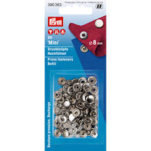 Load image into Gallery viewer, Non-sew fasteners Mini, 8 mm Refill, 20 pieces
