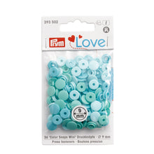 將圖片載入圖庫檢視器 Prym Love Color Snaps fasteners Mini Mint
