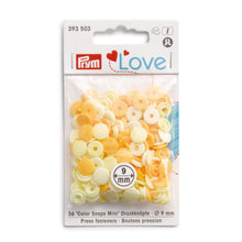 Load image into Gallery viewer, Prym Love Color Snaps fasteners Mini Yellow
