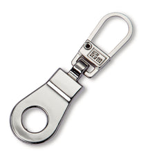 Load image into Gallery viewer, Fashion zipper puller, eyelet Silver
