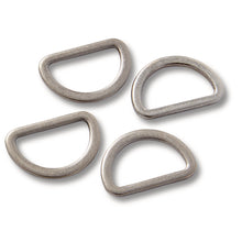 Load image into Gallery viewer, D-rings, 20 mm Antique silver
