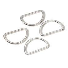 Load image into Gallery viewer, D-rings, 30 mm Silver
