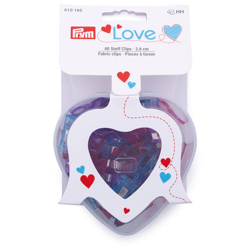 Prym Love fabric clips, Heartbox Default Title