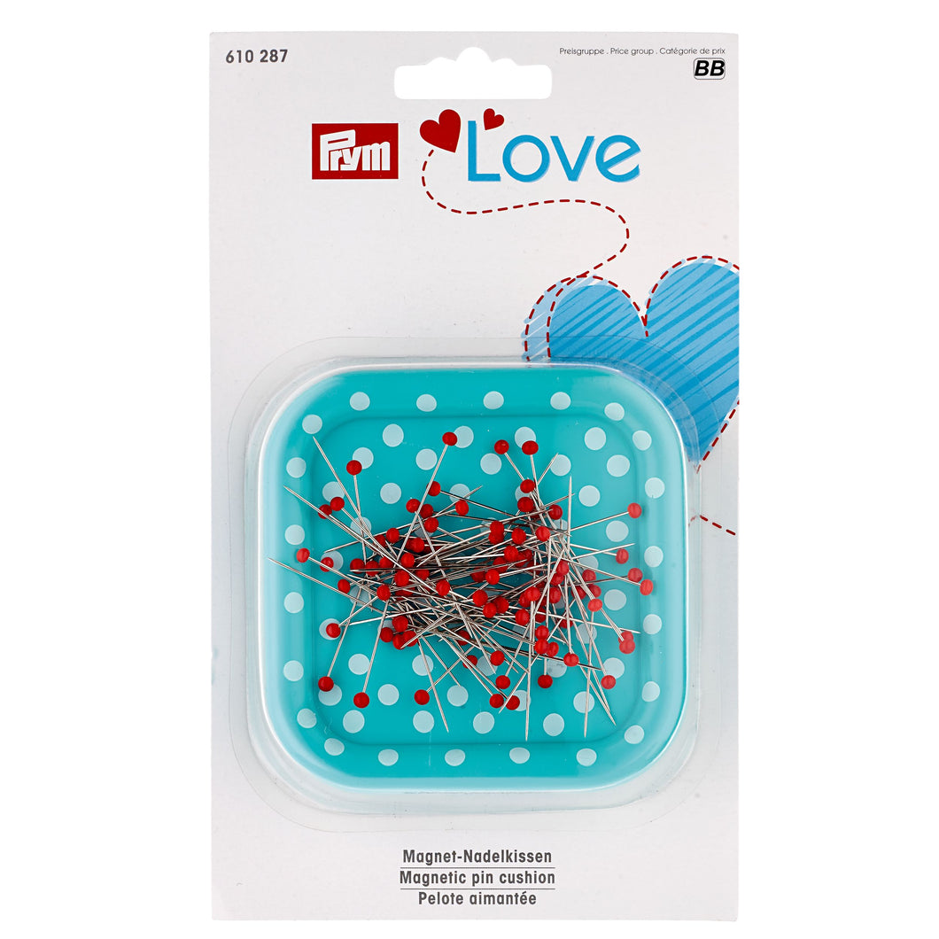 Prym Love magnetic cushion with glasshead pins Default Title
