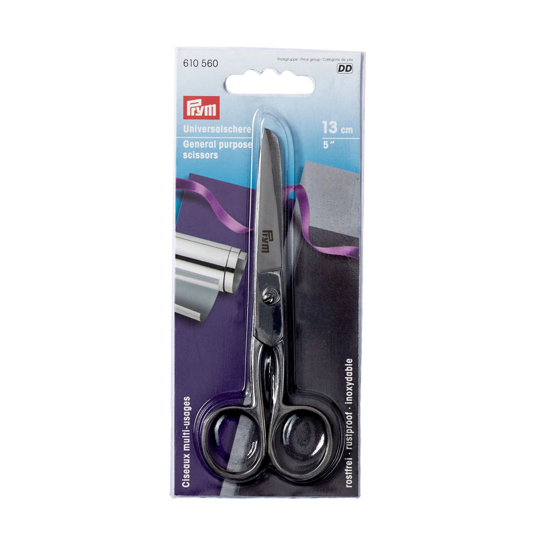 General purpose steel scissors, 13 cm Default Title