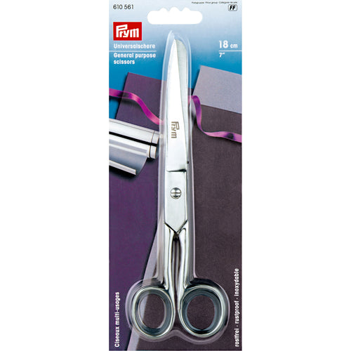 General purpose steel scissors, 18 cm Default Title